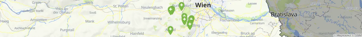 Map view for Pharmacies emergency services nearby Wienerwald (Mödling, Niederösterreich)